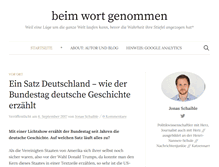 Tablet Screenshot of beim-wort-genommen.de
